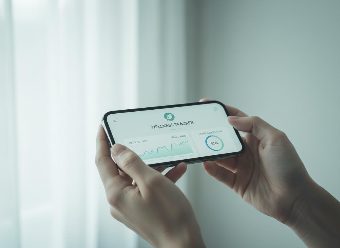 Using wellness app
